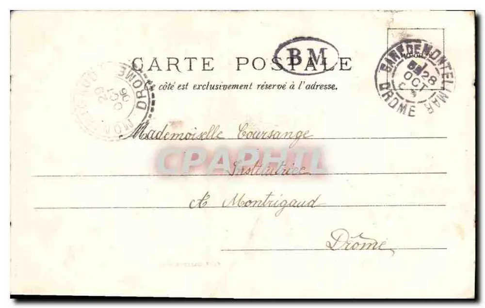 Marseille — N.D. de la Garde — V.P. No. 230 - Verso