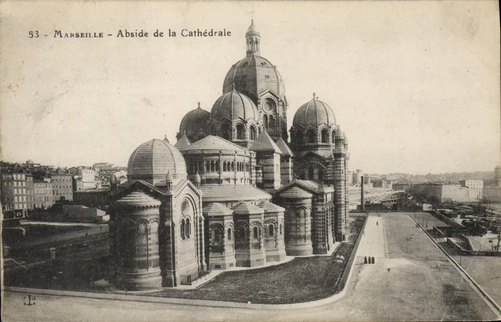 Marseille — Abside da Catedral — Editor desconhecido, n° 53 - Frente