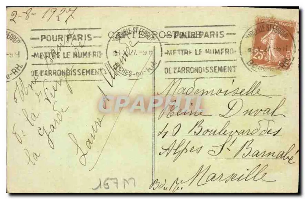 Marseille - N.-D. de la Garde - Le Bourdon (1845) — Édition spéciale de la Basilique - Rückseite