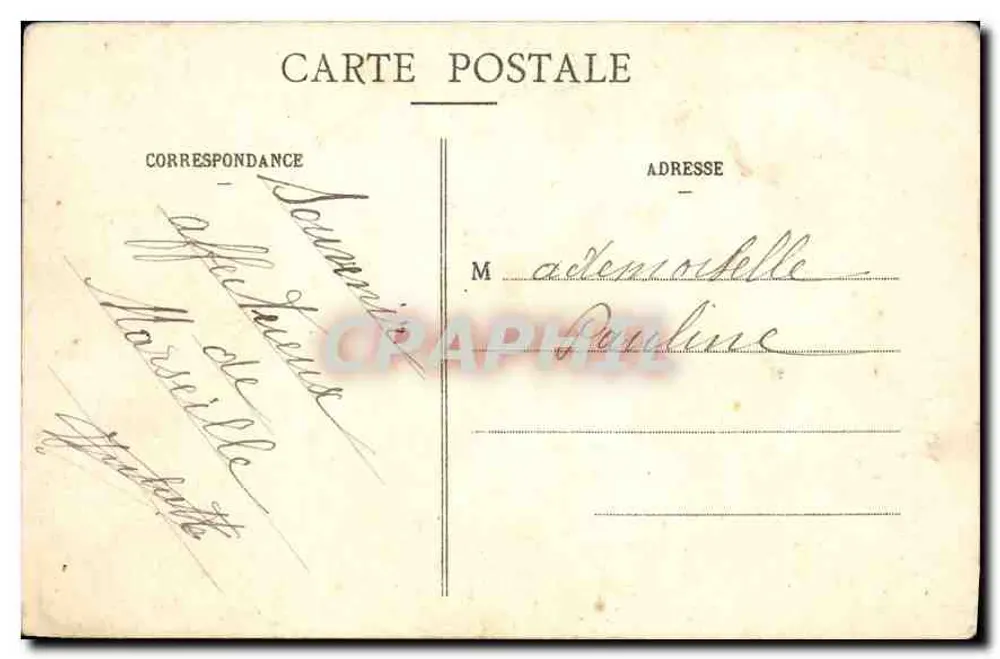 Marseille - Rue de la République — Cinematografie — Uitgever EL. n°30 - Achterkant