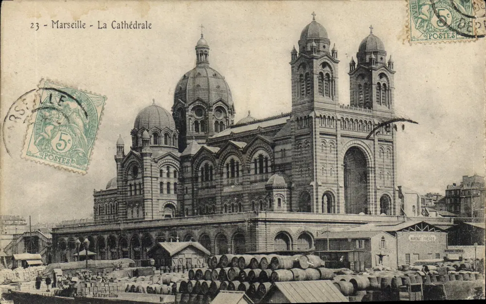 Marselha - A Catedral — editor MARANT FRÈRES, n°23 - Frente
