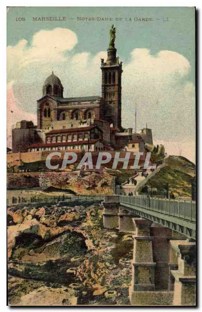 Marselha — Nossa Senhora da Guarda — Imp. Levy fils & Cie, Paris - Frente