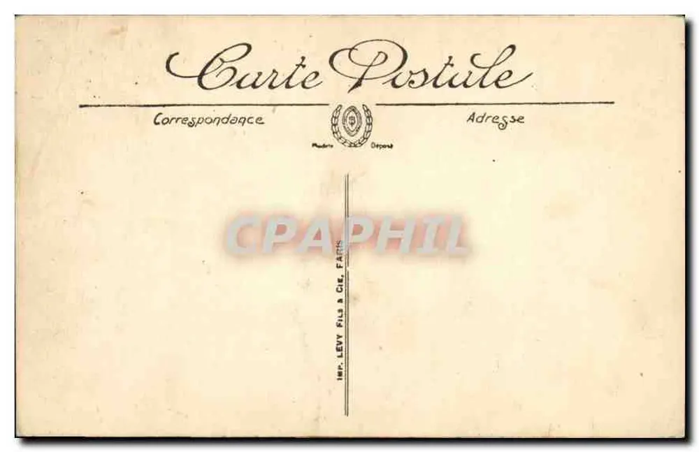 Marselha — Nossa Senhora da Guarda — Imp. Levy fils & Cie, Paris - Verso