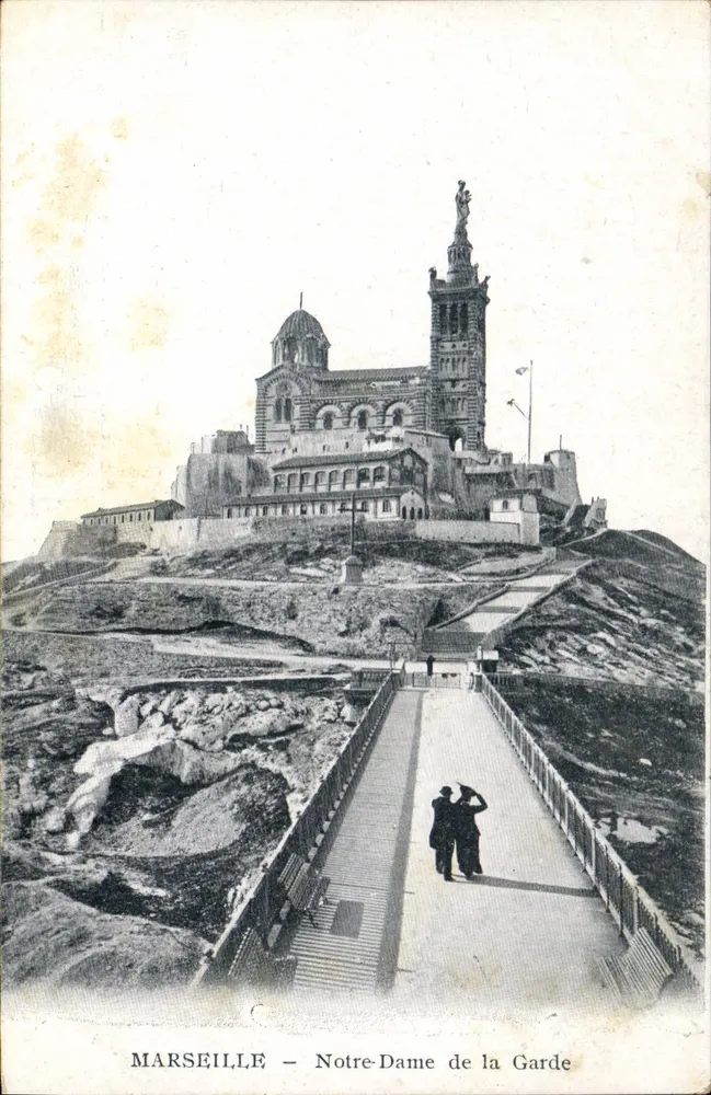 Marselha — Nossa Senhora da Guarda — editor não visível - Frente