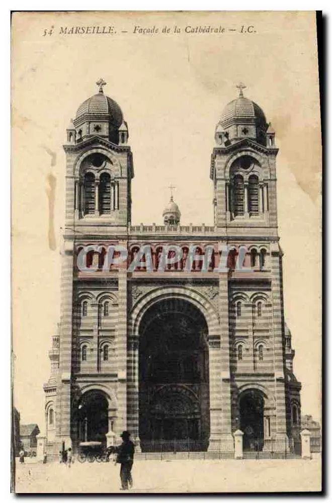 Marselha — Fachada da Catedral — I.C. - Frente