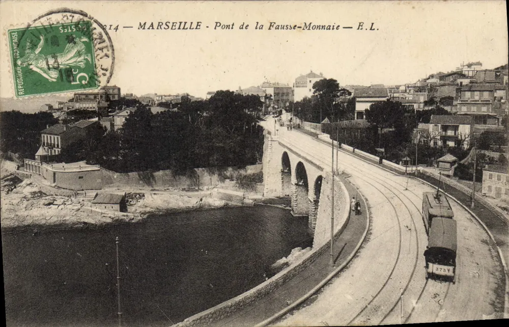 Marseille — Brücke der Falschen Münze — E.L. - Vorderseite