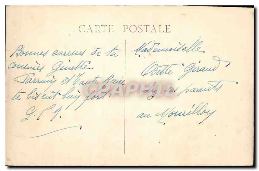 Marseille — Fort Saint-Jean et la Cathédrale — éditeur non identifié - Verso