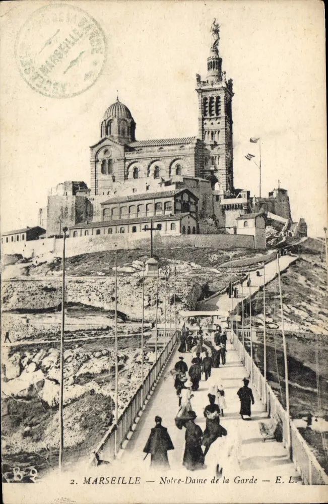 Marselha — Nossa Senhora da Guarda — E. L. - Frente