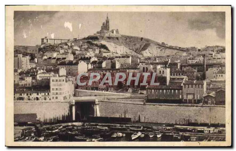 Marseille — La Colline de Notre-Dame de la Garde — éditeur : 107 — Marseille - Frente