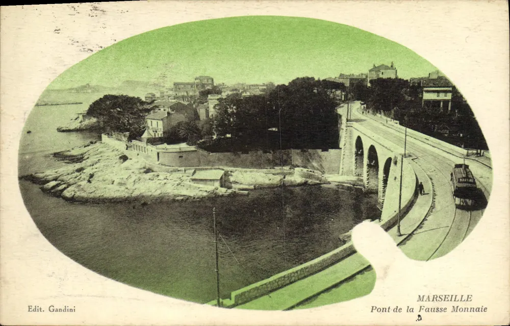 Marseille — Brücke der Falschen Münze — Edit. Gandini - Vorderseite