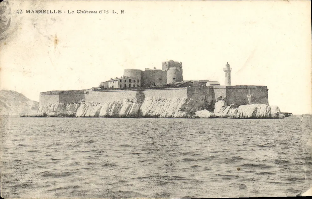 Marseille - Le Château d'If. L. R. - n°42 - Recto
