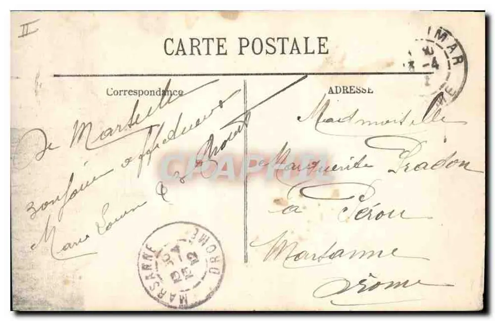 Marseille — La Préfecture — LL. — n°26 - Verso