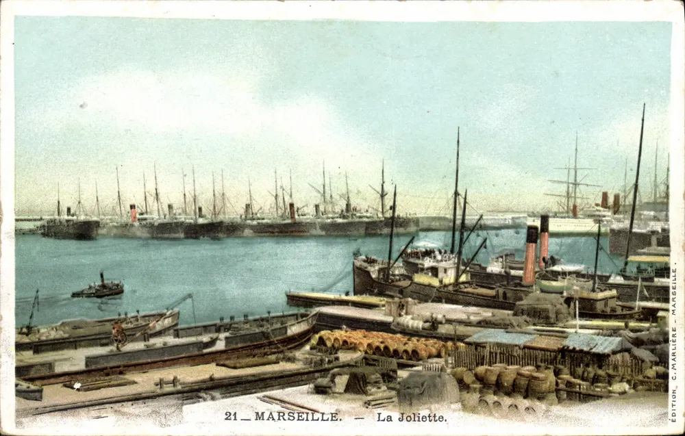 Marseille — La Joliette — Edição C. Marlière - Frente