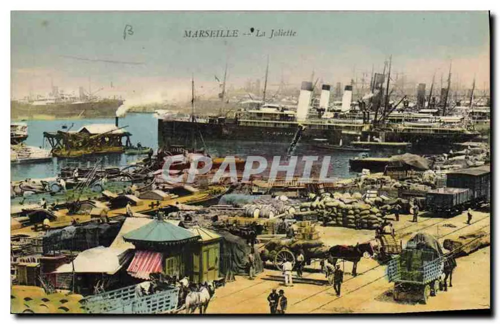 MARSEILLE — La Joliette — Editor: T. OLIVE, número de série: 3 - Frente