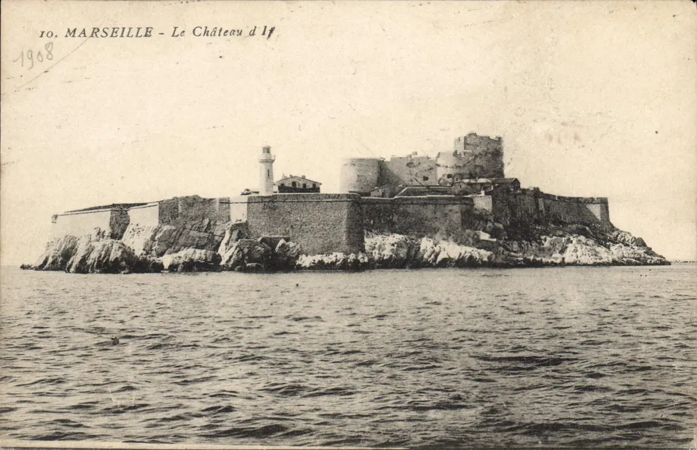 Marseille - O Castelo de If — editor RO, n° de série 1968 - Frente