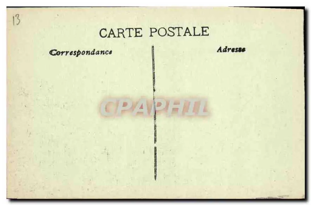 Marseille — Sammlung des Château d'If — Der Bergfried, Haupteingang - Rückseite