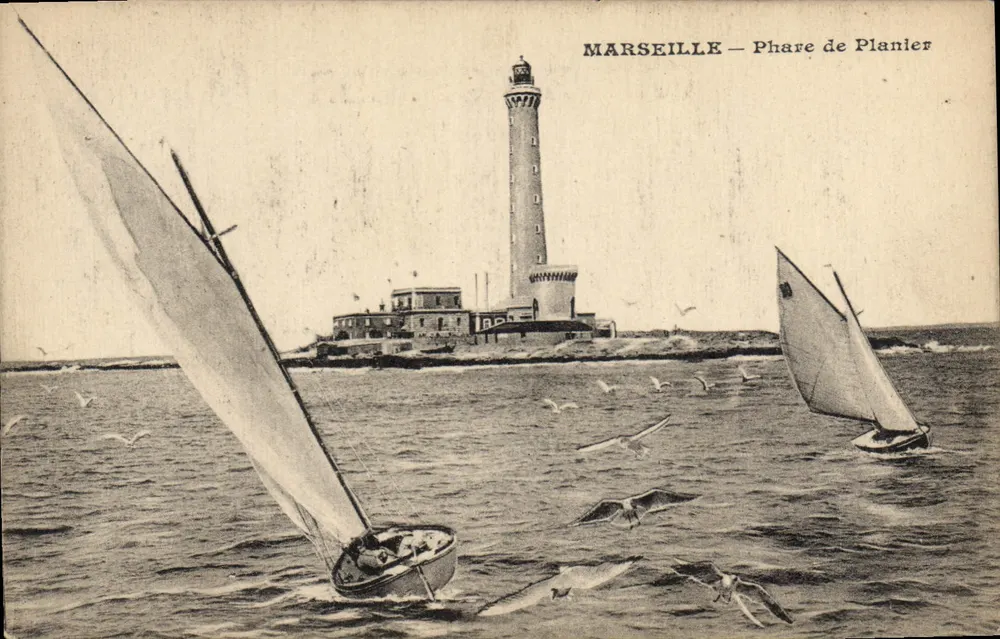 Marseille — Farol de Planier — Editora não identificada, número de série não visível - Frente
