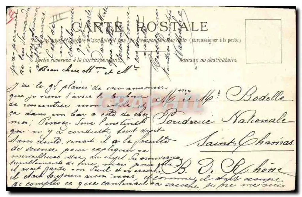 Marseille — La Joliette — Edição C. Malière, n°21 - Verso