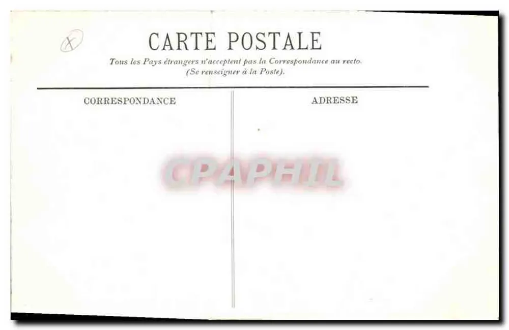Marseille. Castelo de Longchamps — vista da fonte central — LL. n° 199 - Verso