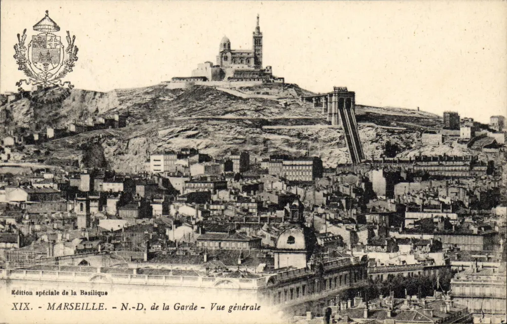 N.-D. de la Garde — Vista geral — Edição especial da Basílica, XIX - Frente