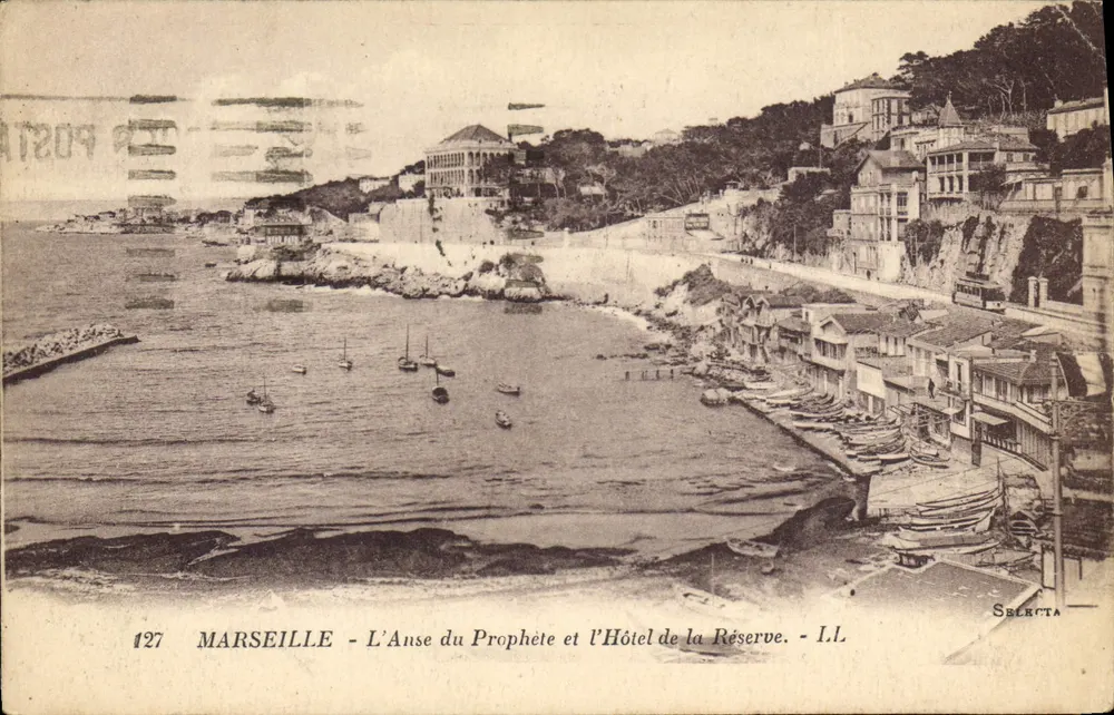 Marseille - Die Anse du Prophète und das Hôtel de la Réserve - I.L. - Selecta - Vorderseite