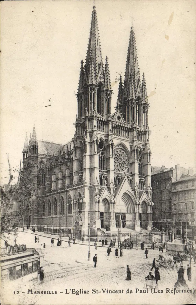 Marseille - Kirche Saint-Vincent de Paul (Réformés) — Verlag PICON, Nr. 12 - Vorderseite