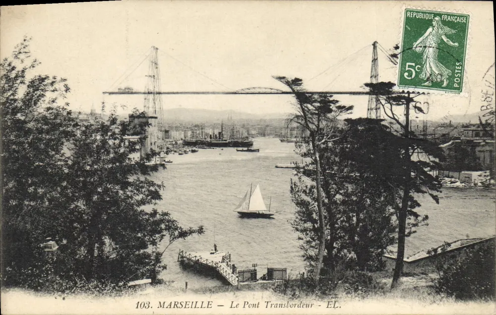 Marseille — O Pont Transbordeur — EL. — n°103 - Frente