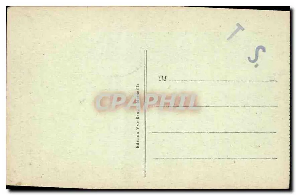 Marselha — Elevadores de N.-D.-de-la-Garde — V.R. - Verso
