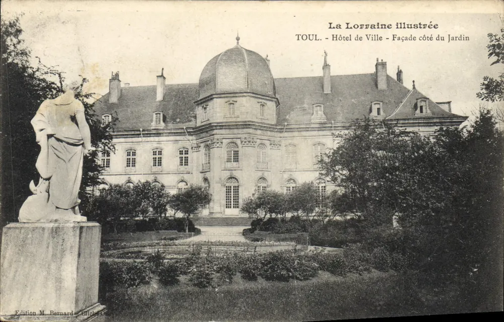 Toul - Rathaus - Fassade zum Garten — Illustrierte Lothringen, Ausgabe M. Bernard, Épinal - Vorderseite