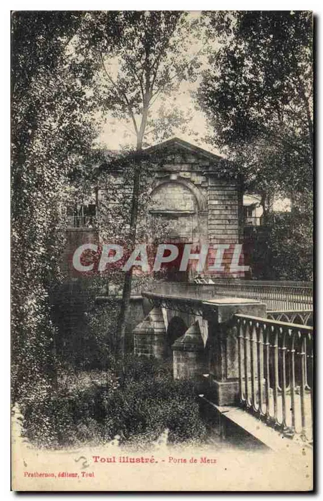 Portas de Metz — Toul ilustrado — Pratherman, editor, Toul - Frente