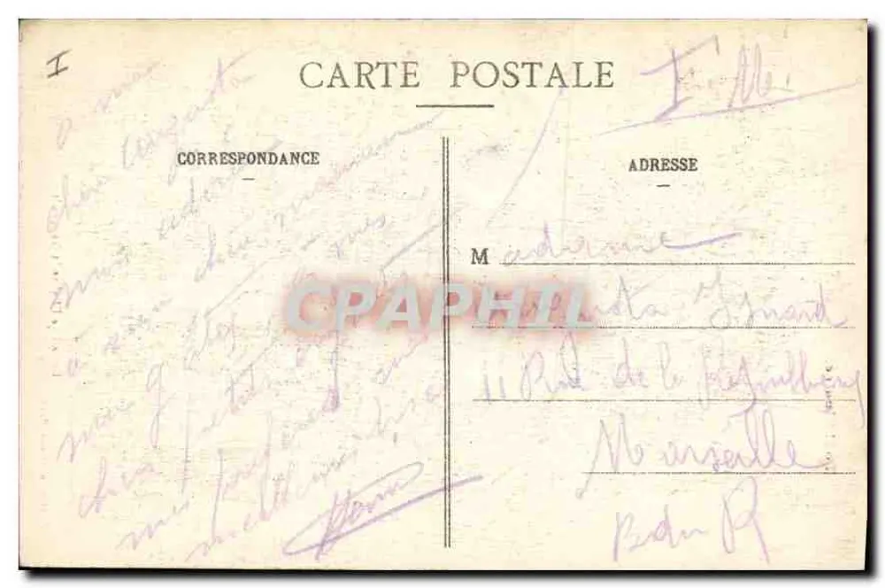 Portail de l'Église Saint-Gengoult — Toul — Pratbernon, éditeur, Toul - Verso