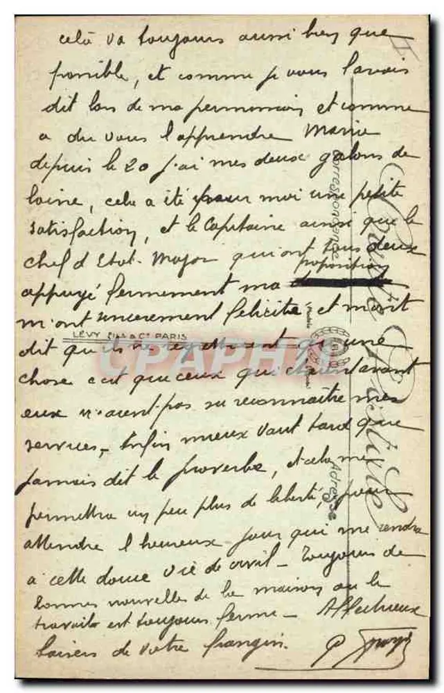 Metz — La Place d'Armes et l'Hôtel de Ville — LL, n°11 - Verso