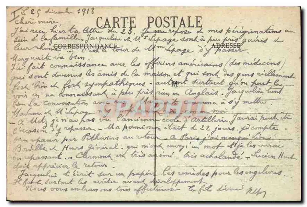 Metz — A Catedral — F. Carrard, editor Metz - Verso