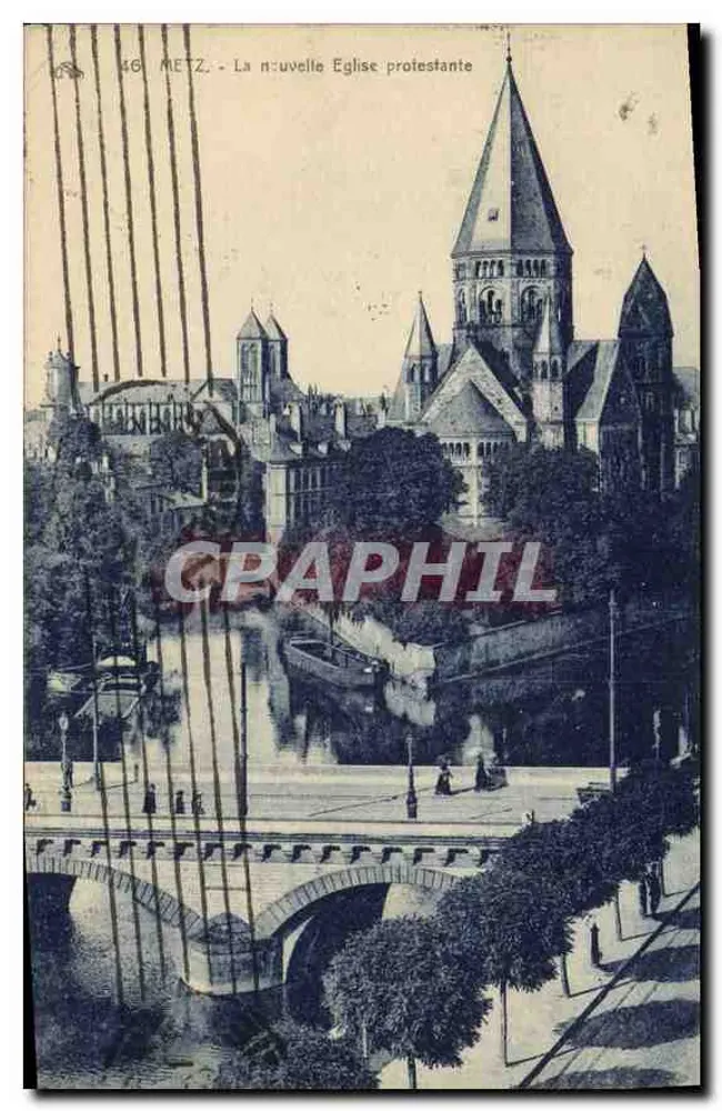 Metz - La nouvelle Église protestante — Graphil, n°46 - Recto