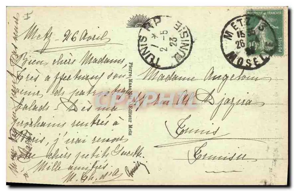 Metz - La nouvelle Église protestante — Graphil, n°46 - Verso