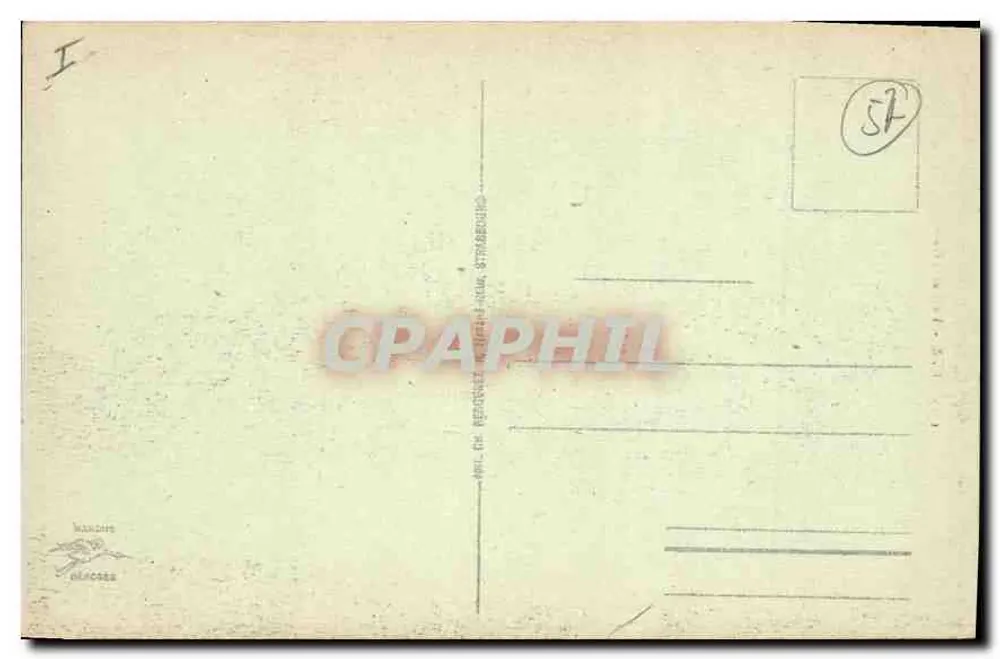 Metz - A Catedral — Bilhete postal antigo n°10, editor WANDERS - Verso