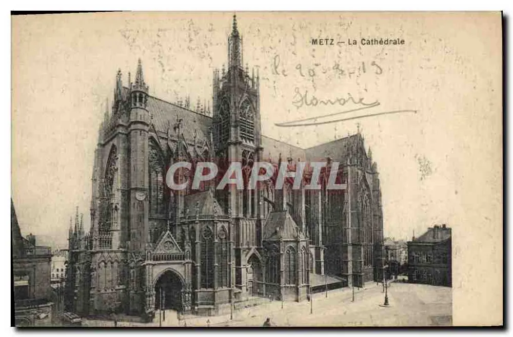 Metz — A Catedral — Imp. E. Le Deley, Paris - Frente