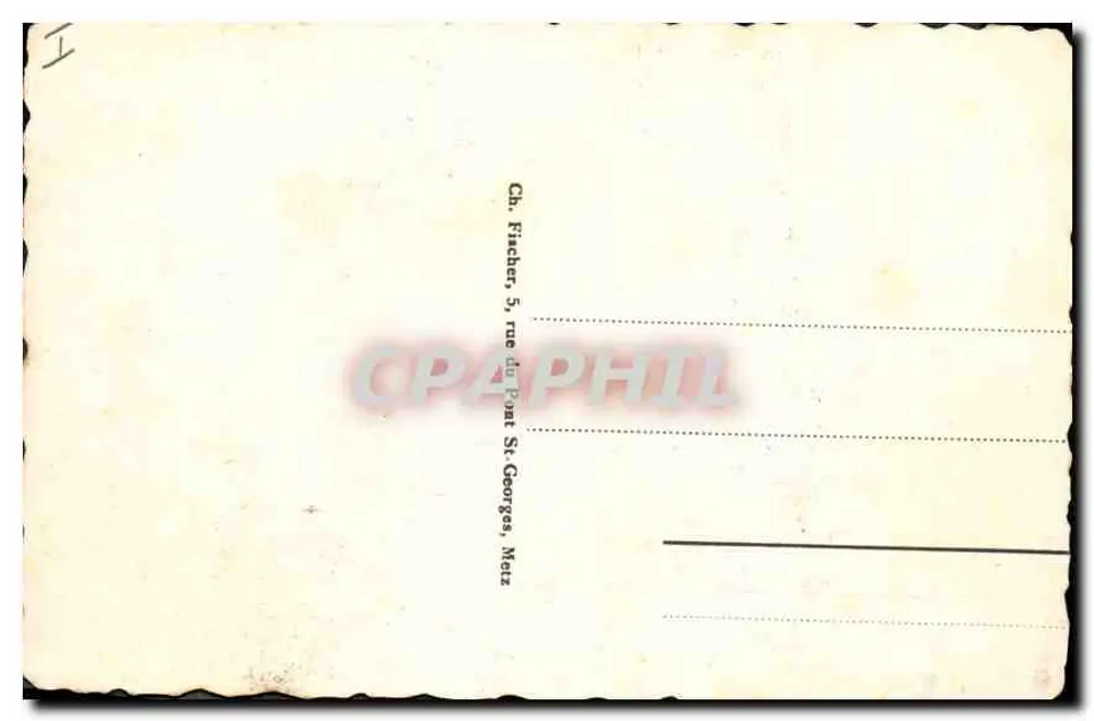 मेट्ज़ — ला टौर कैमूफ्ले — एडिटर अज्ञात, श्रृंखला संख्या 113 - पीछे