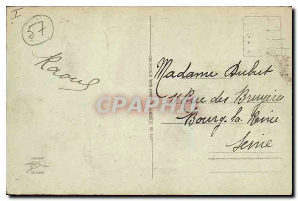 Metz - A Postagem Central — editor Marque, n° 136 - Verso