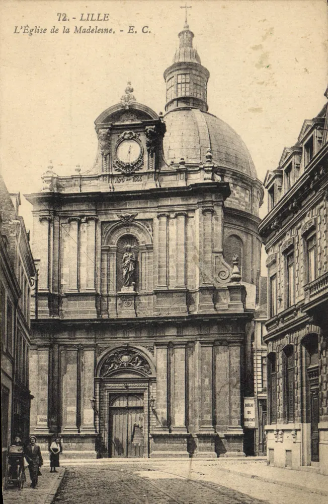 Lille - De Kerk van de Madeleine - E. C. - Voorkant