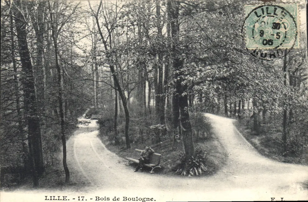 LILLE - 17 - Bois de Boulogne — Éditeur Lille, n°17 - Frente
