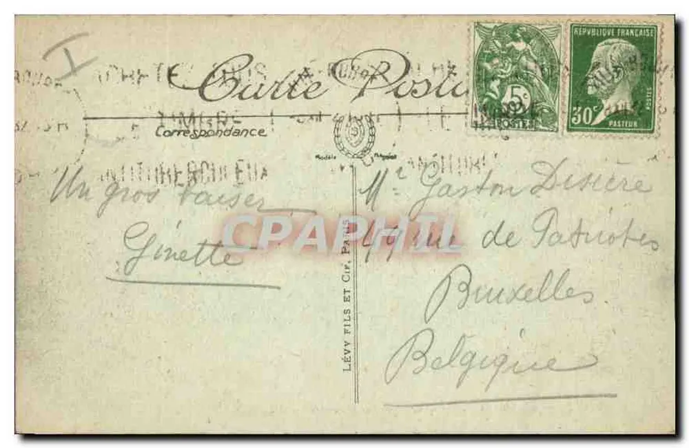 LILLE — Praça da República — LL. - Verso