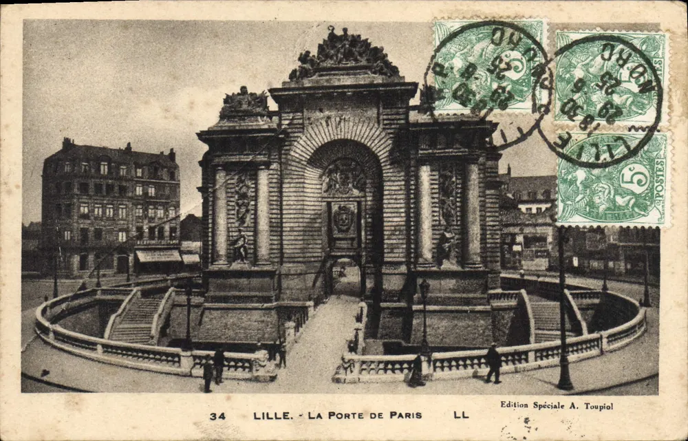 LILLE - LA PORTE DE PARIS — Speciale Uitgave A. Toupial, n°34 - Voorkant