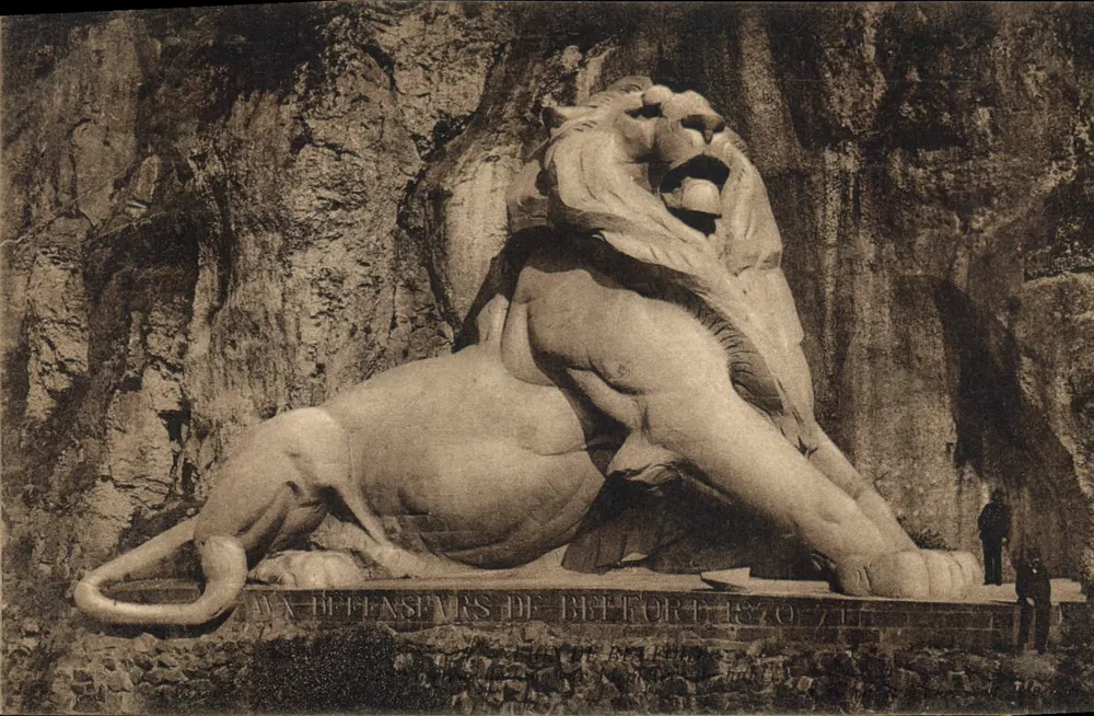Lion de Belfort — Monument aos Defensores de Belfort 1870-71 — T16 - Frente