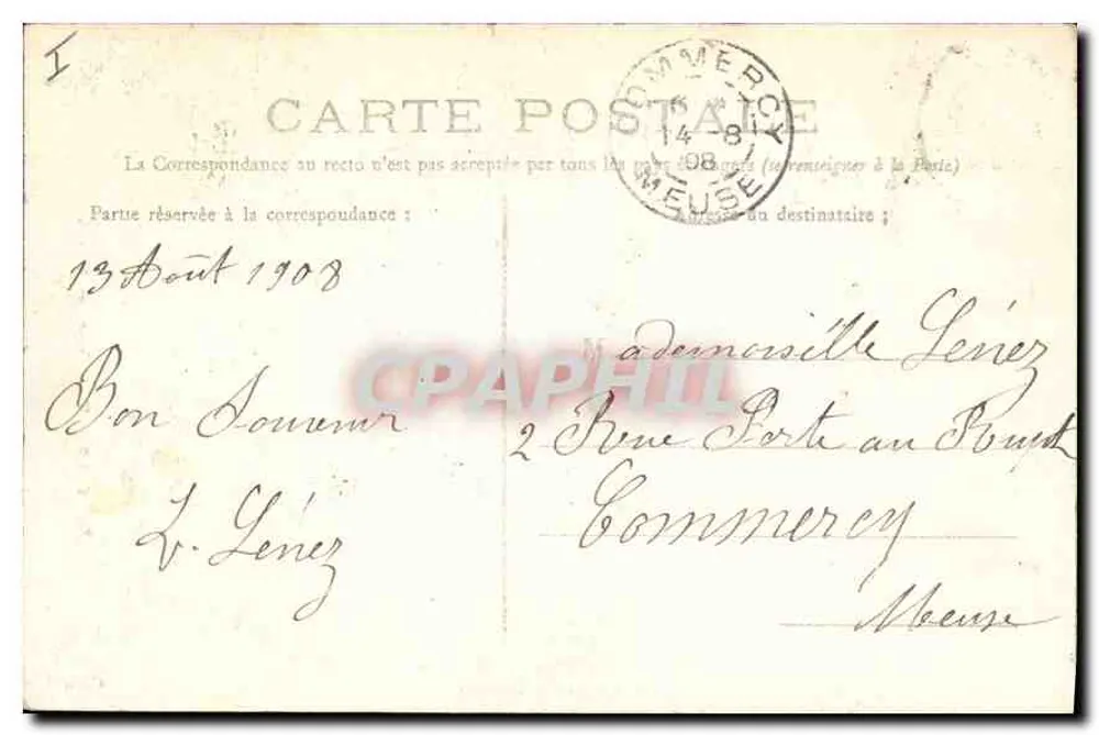 Belfort — Brama Brisach — B.F., Belfort 480 - Rewers