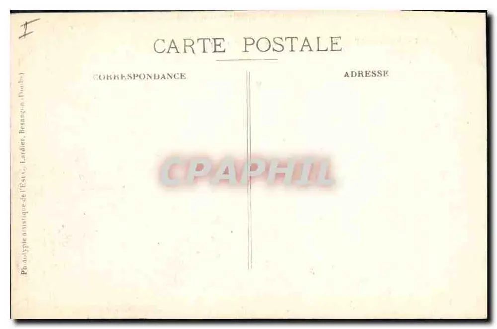 Belfort — Torre da Miotte — C.L., B. - Verso