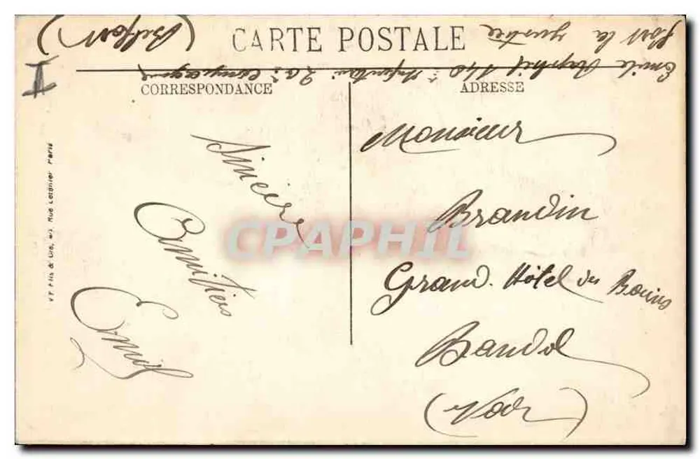 Belfort — Monument 'Quand Même' — detalhe — por Mercié — LL n°130 - Verso
