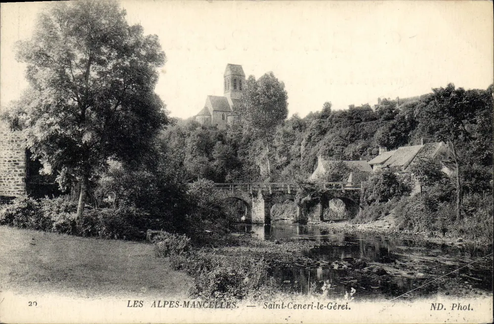 Les Alpes-Mancelles — Saint-Ceneri-le-Gérei. — ND. Phot. - Vorderseite