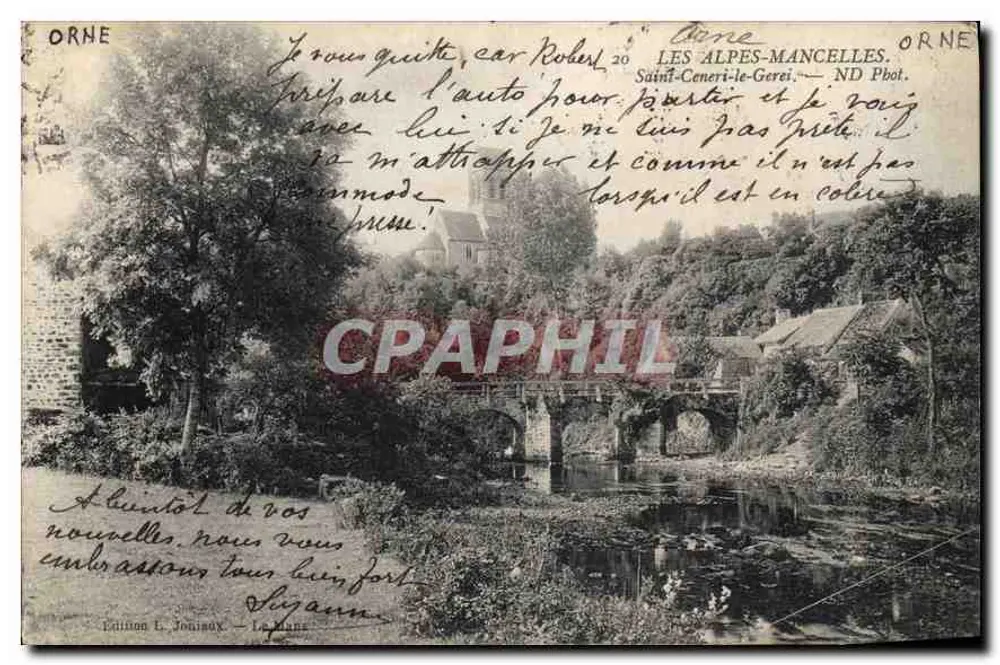 Saint-Ceneri-le-Geret — Les Alpes-Mancelles — Édition L. Joaïnax, Le Mans - Recto