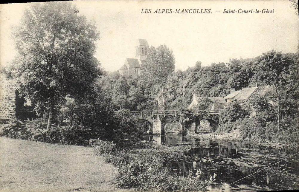 Die Alpen-Mancelles — Saint-Ceneri-le-Gérei — unbekannter Verlag, Nr. 20 - Vorderseite